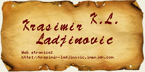 Krasimir Lađinović vizit kartica